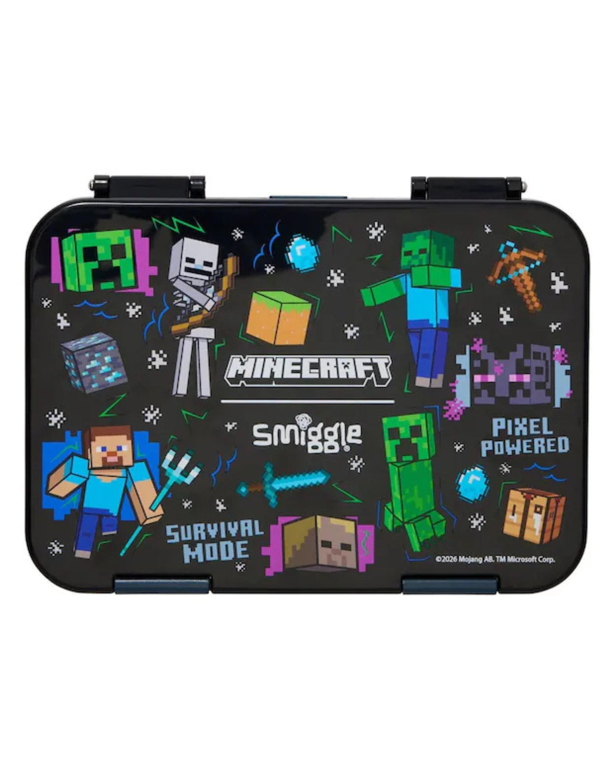 Smiggle Minecraft lunch box bento 750nl
