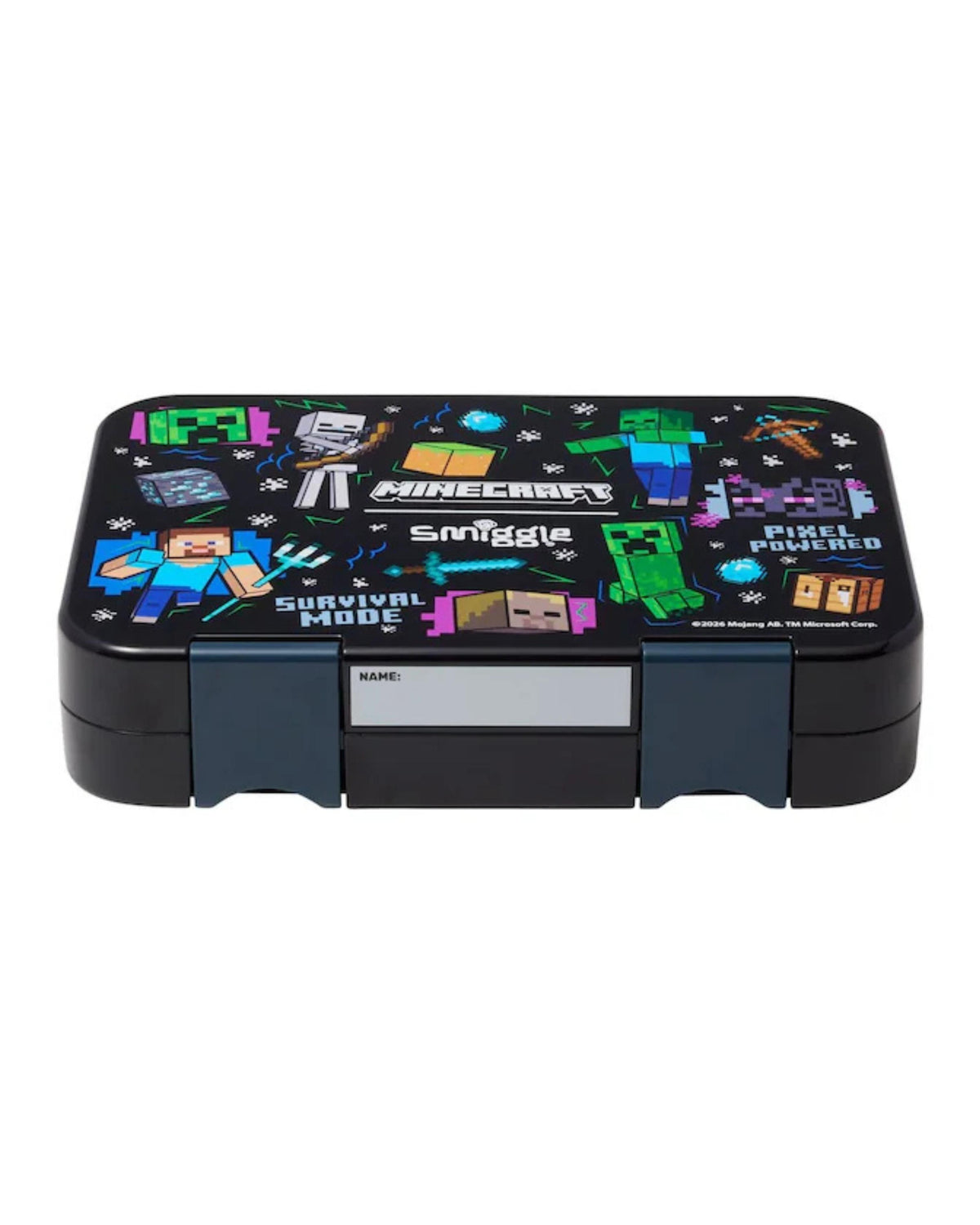 Smiggle Minecraft lunch box bento 750nl