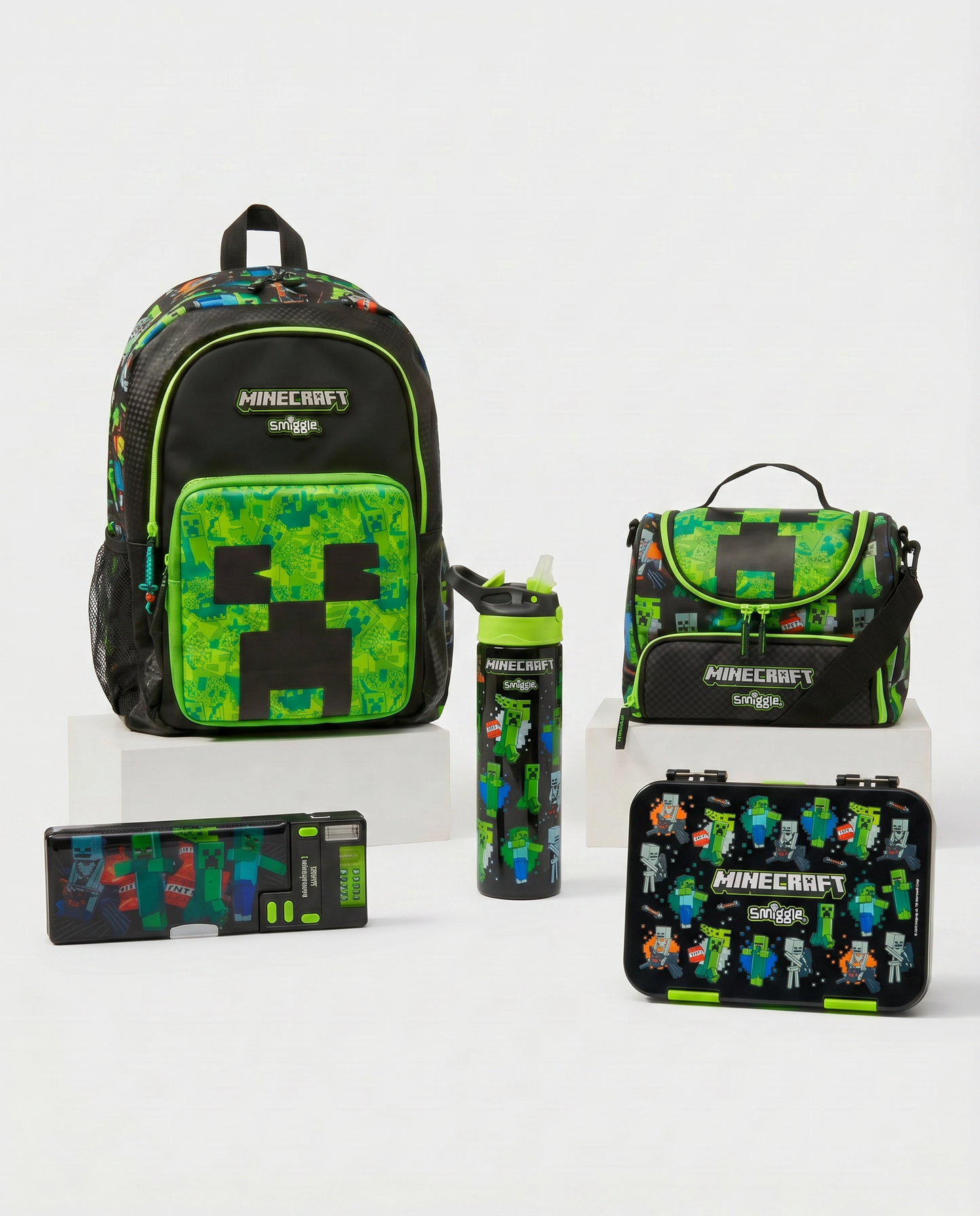 smiggle minecraft primary school 5 pcs set