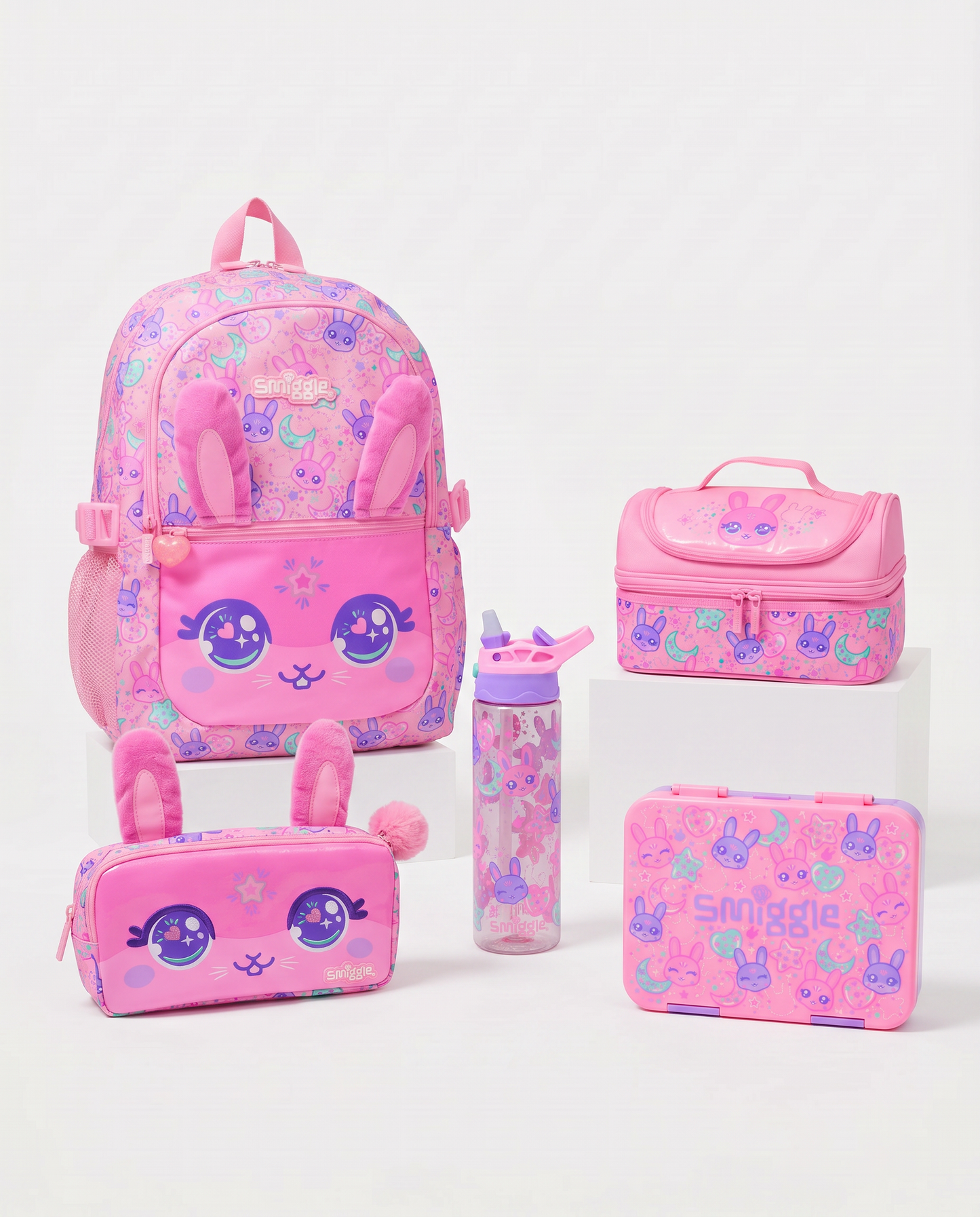 Smiggle rabbit primary school set 5pcs grade 1-4