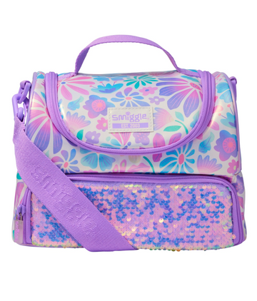 Bloom Large Double Compartment Lunchbox With Strap smig.uk