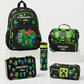 smiggle minecraft junior school 5 pcs set