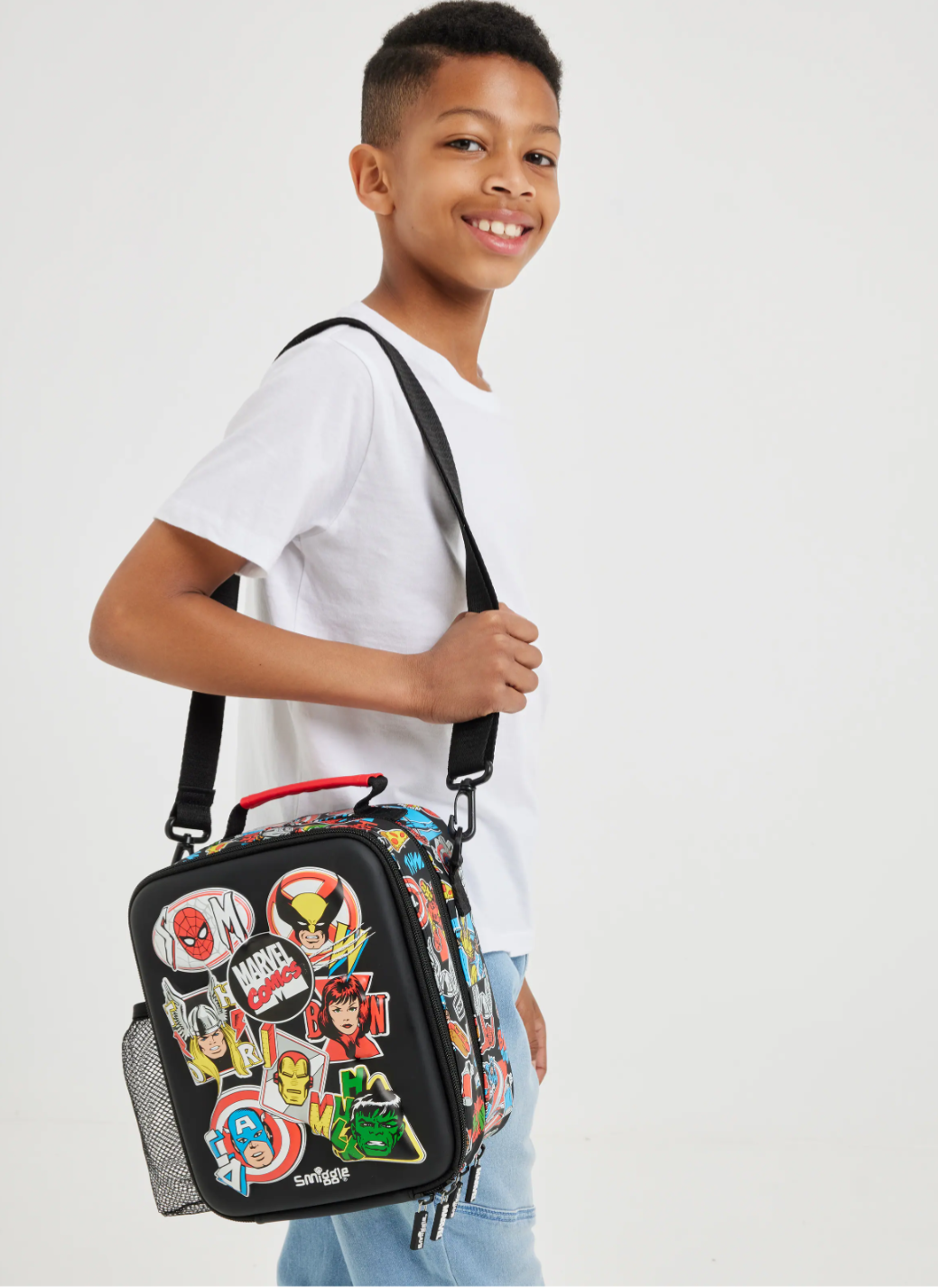 Marvel Hardtop Level Lunchbox With Strap
