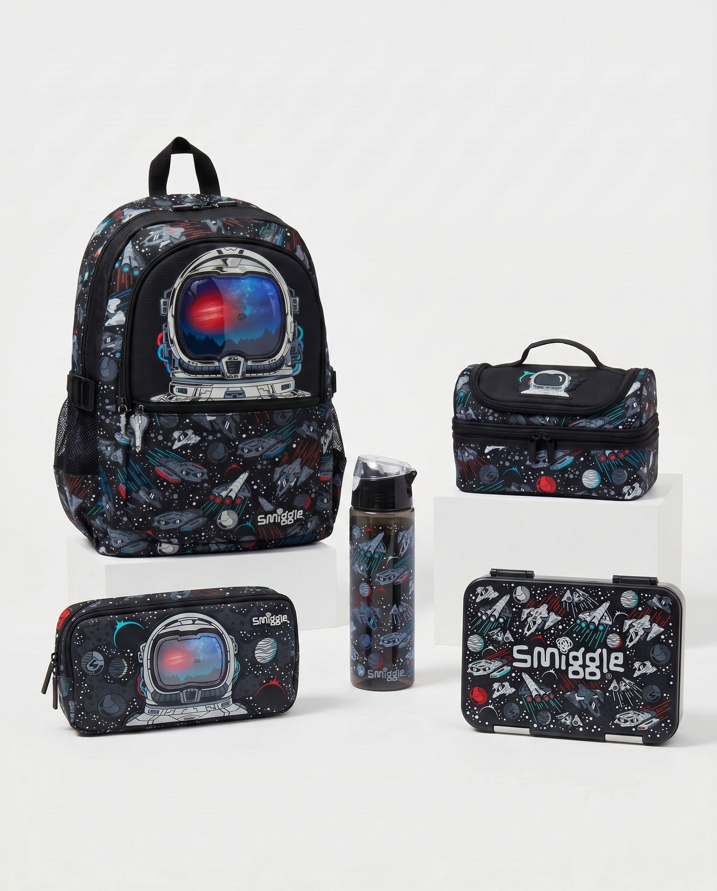 Smiggle space primary school grade 1-4 set 5pcs
