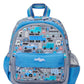 Smiggle Grey Teeny Tiny cars Backpack