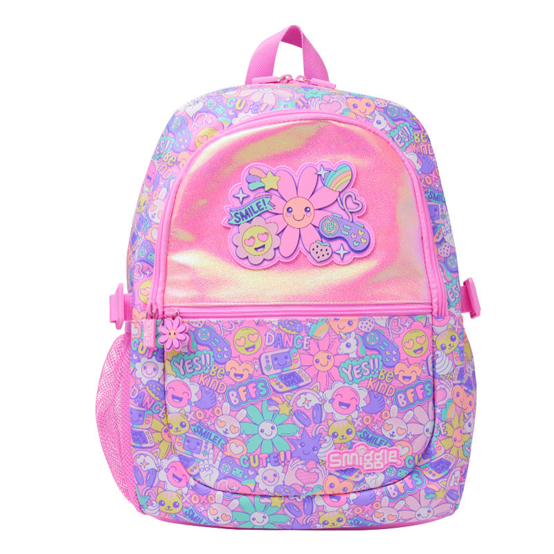 Smiggle flower primary school backpack
