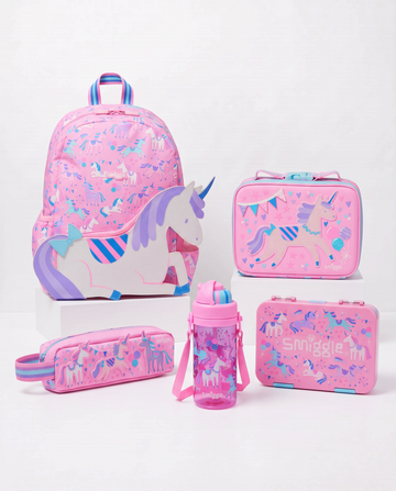 Smiggle Unicorn junior kg2 kg3 set 5pcs