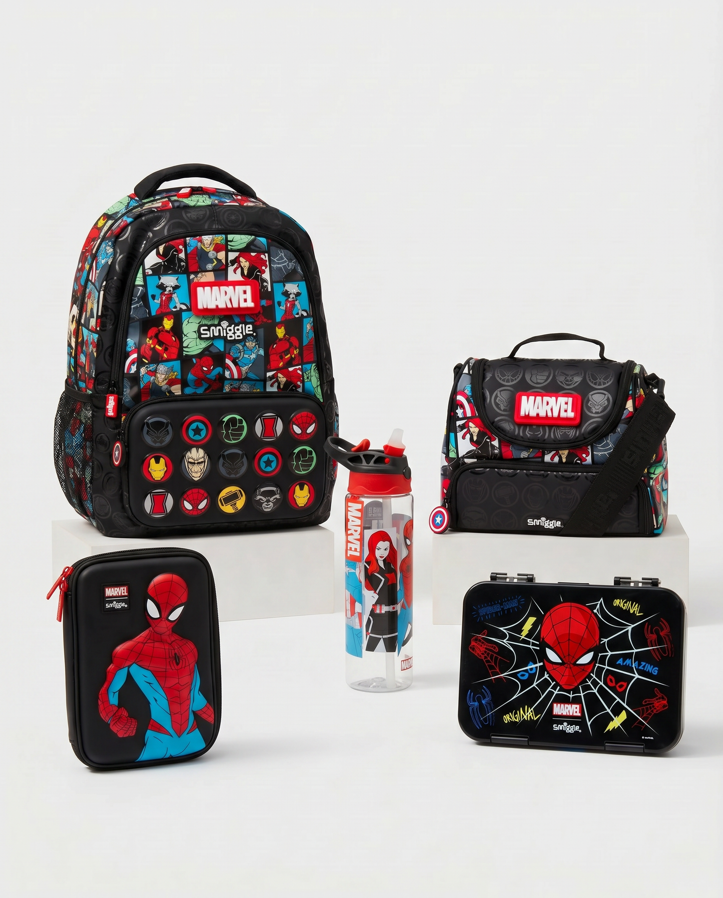 Smiggle Avengers primary 5 pcs set