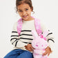 Pink Out & About Teeny Tiny Backpack With Detachable Plush Toy