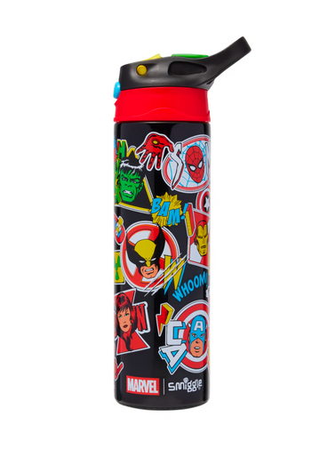 Marvel Insulated Stainless Steel Flip Drink Bottle 520Ml