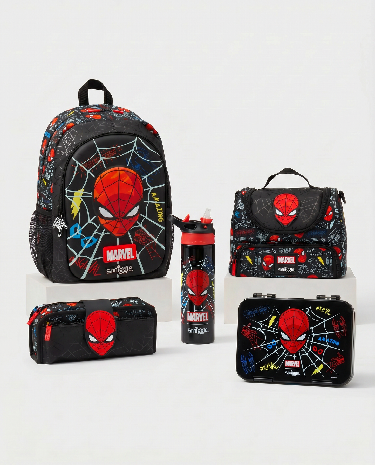 Smiggle Spiderman primary 5 pcs set