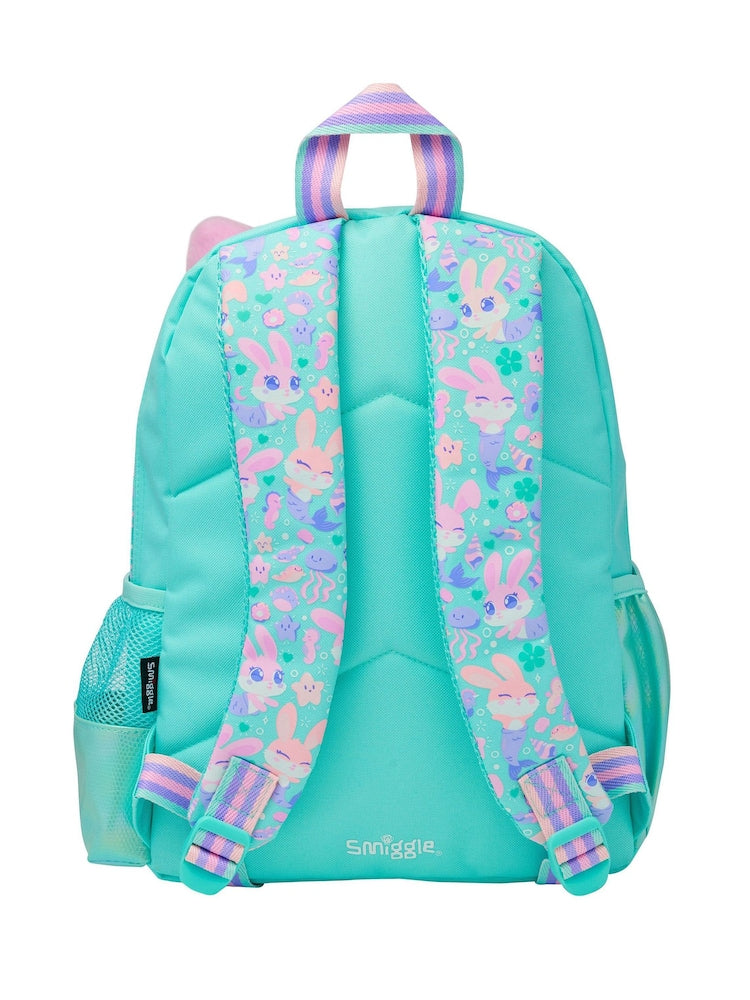 Smiggle Sky Blue Junior Curious Character Backpack