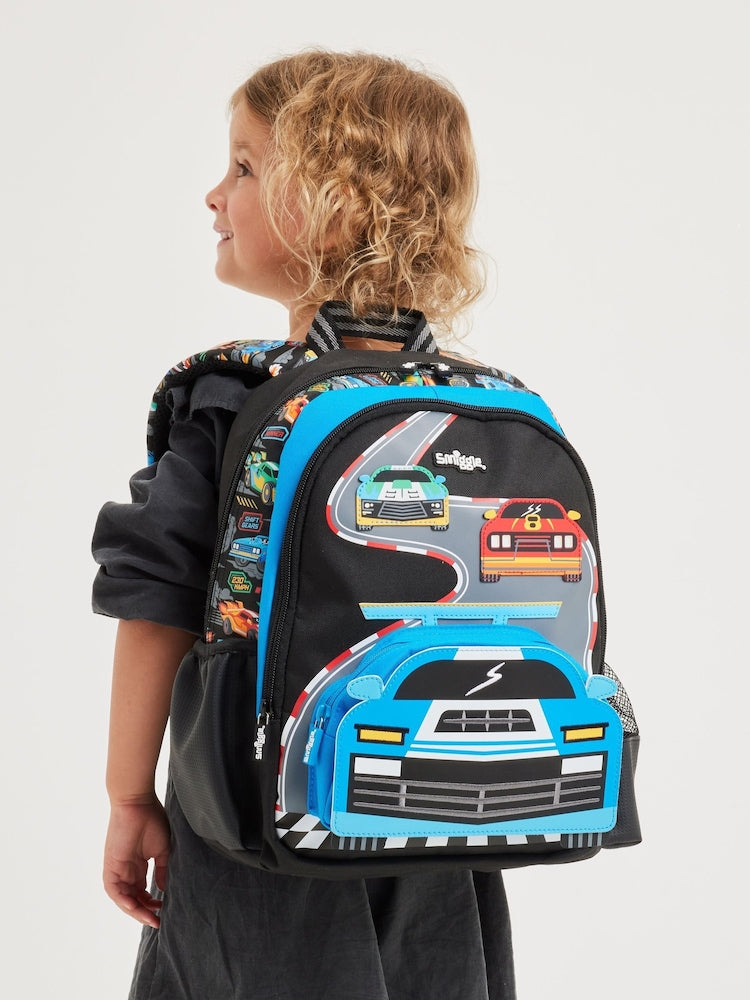 Race car junior backpack
