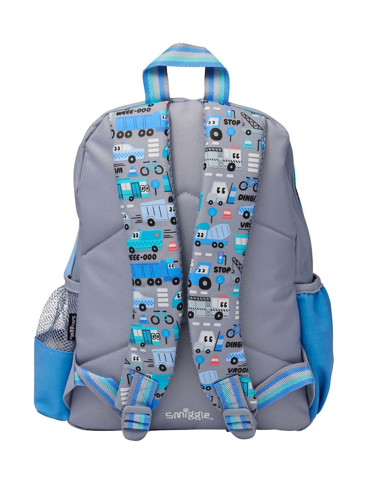 Smiggle Grey junior cars Backpack
