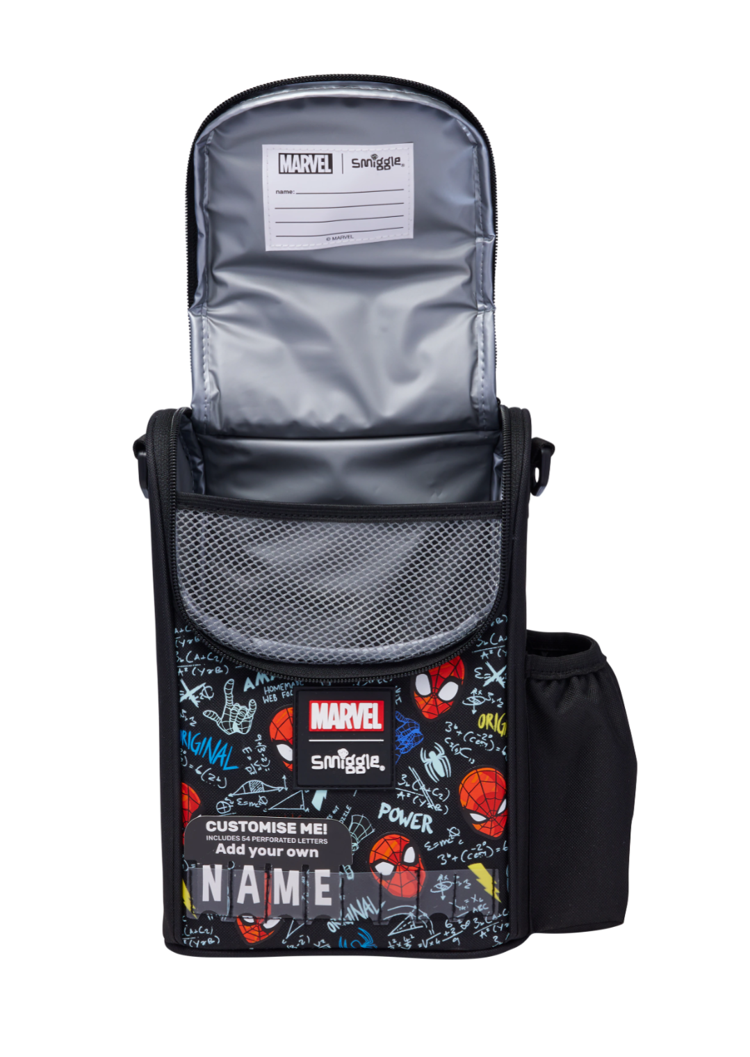 Spiderman junior lunch bag with strap