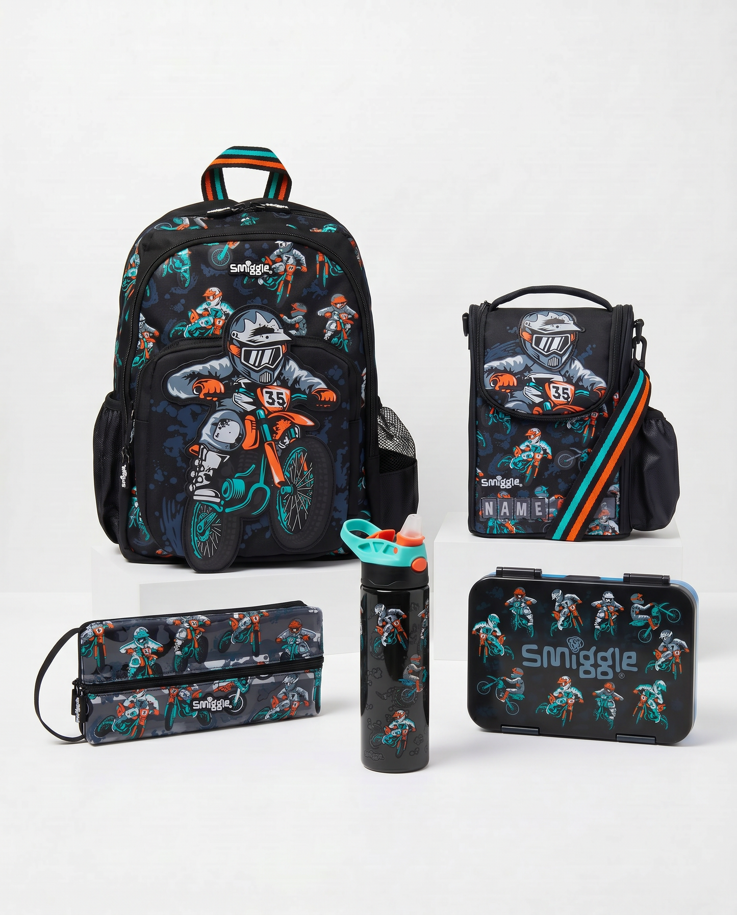 Smiggle motor junior kg2 kg3 set 5 pcs