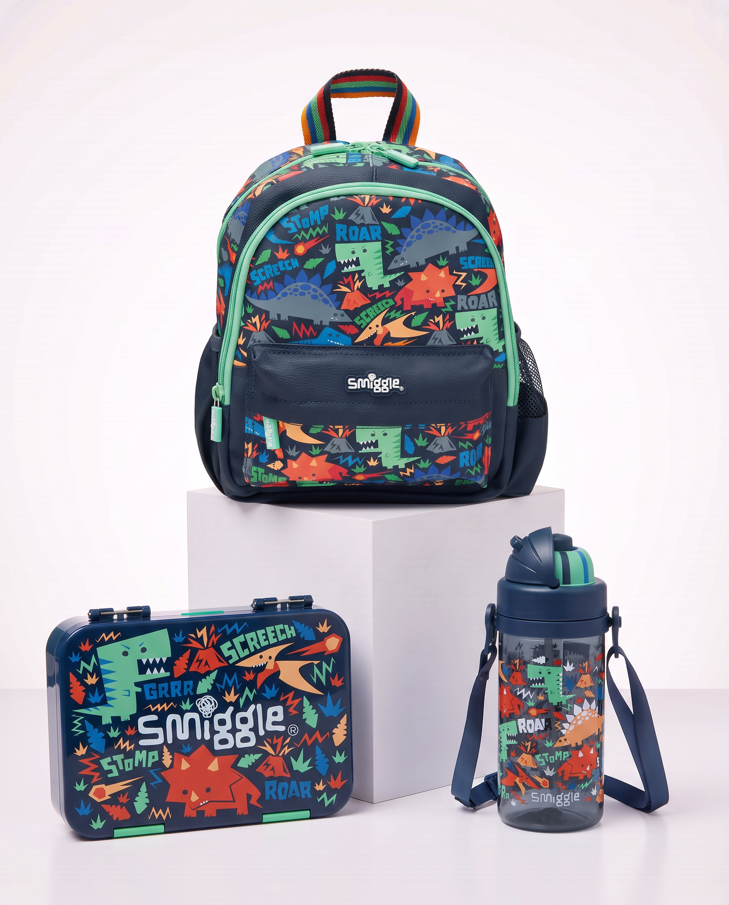 Smiggle dino teeny tiny 3pcs set