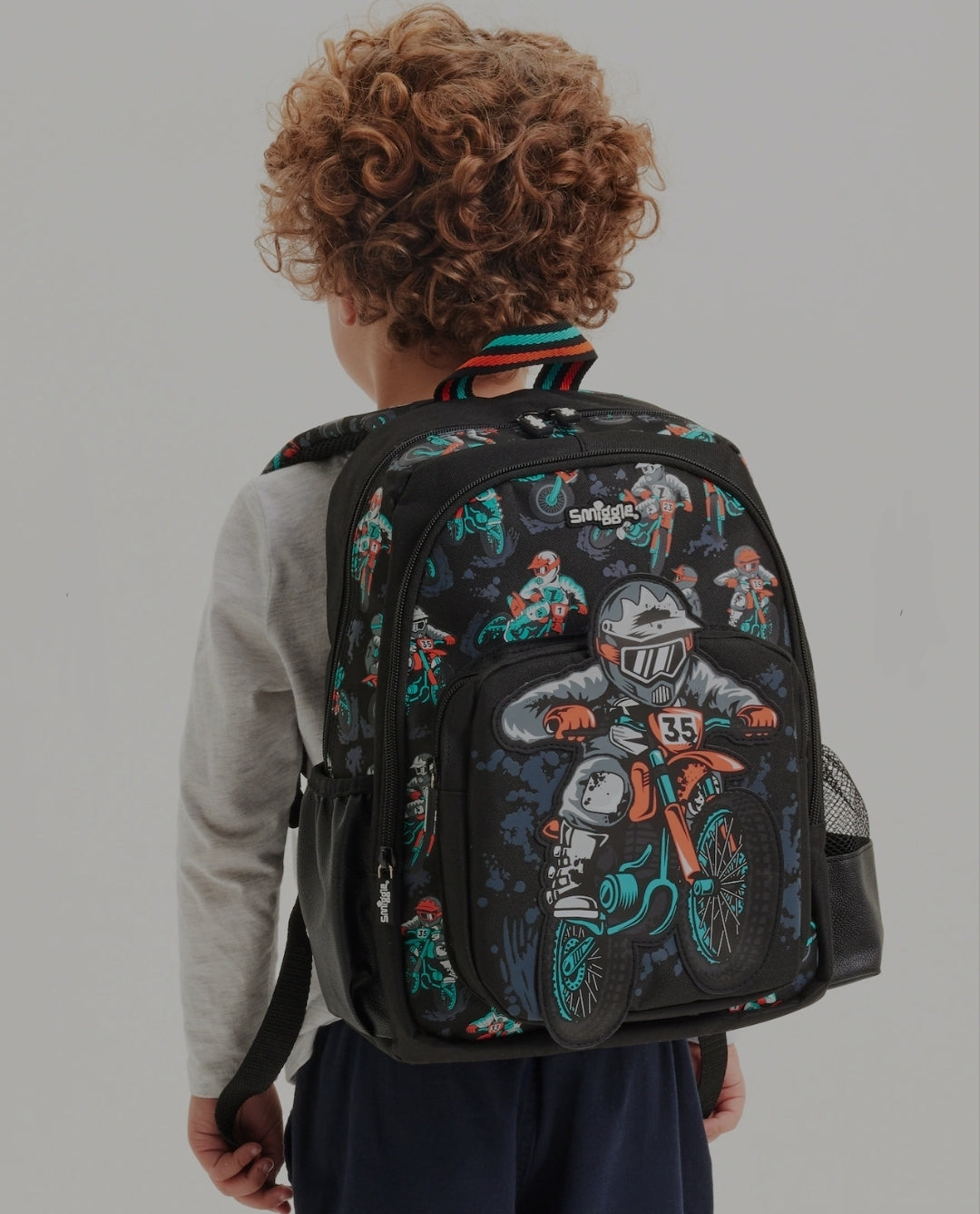 Smiggle motor junior cars Backpack