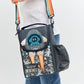 Smiggle space lunch bag with strap