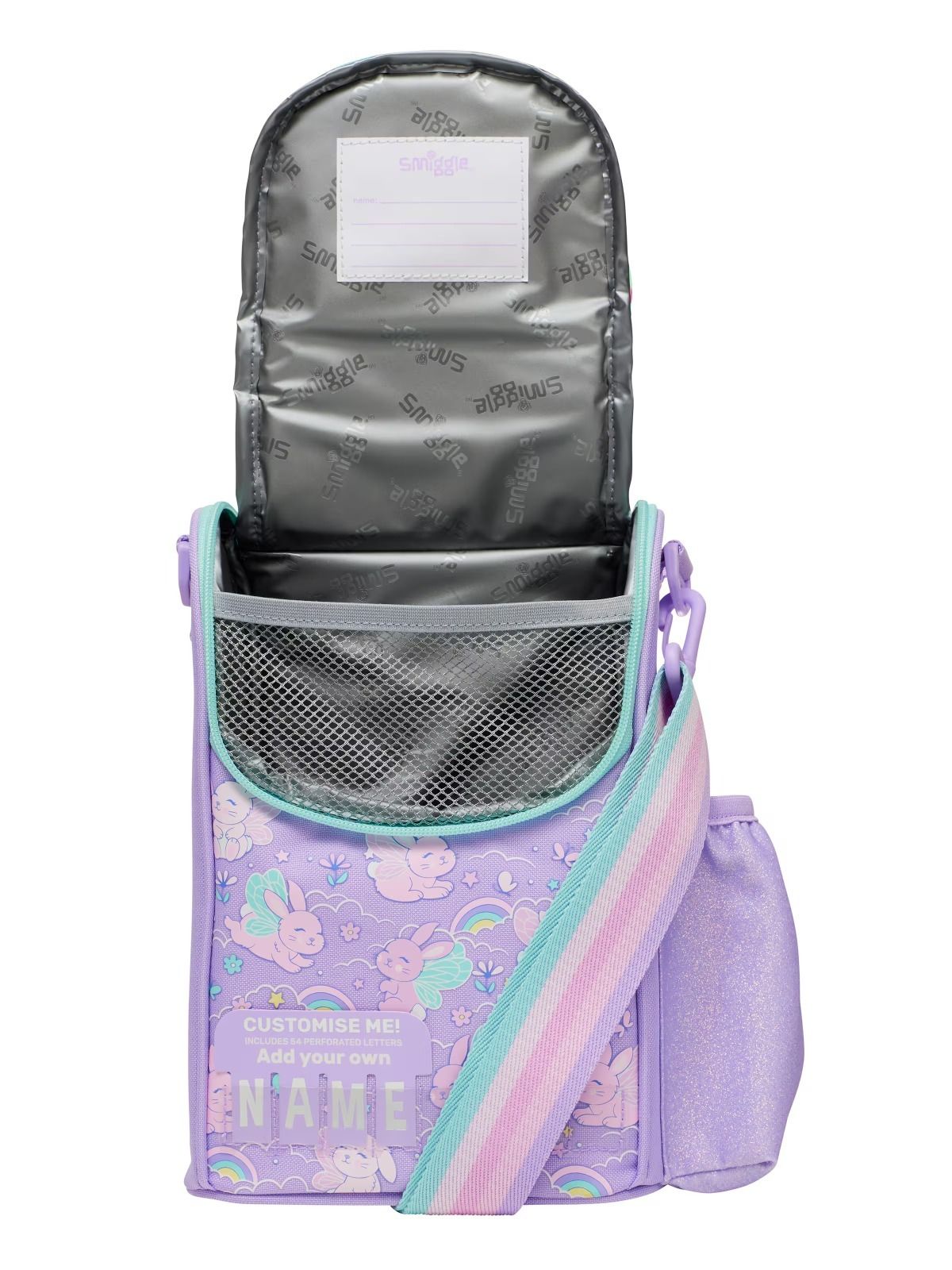 Smiggle rabbit lunch bag with strap