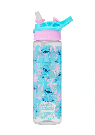 Stitch Plastic Flip Drink Bottle 650Ml