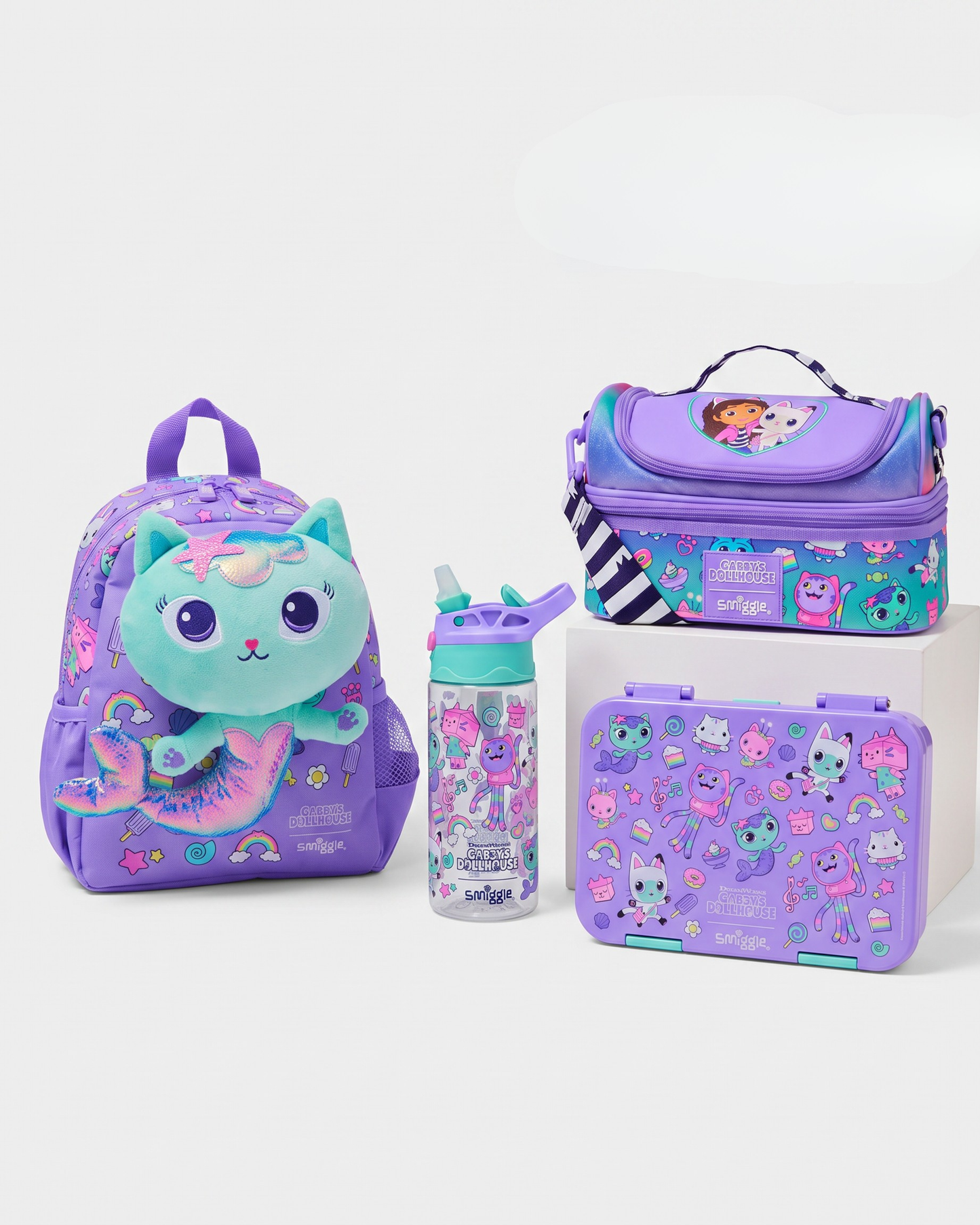 Smiggle Gabby's doll house teeny tiny kindergarten kg1 kg2 set 4pcs