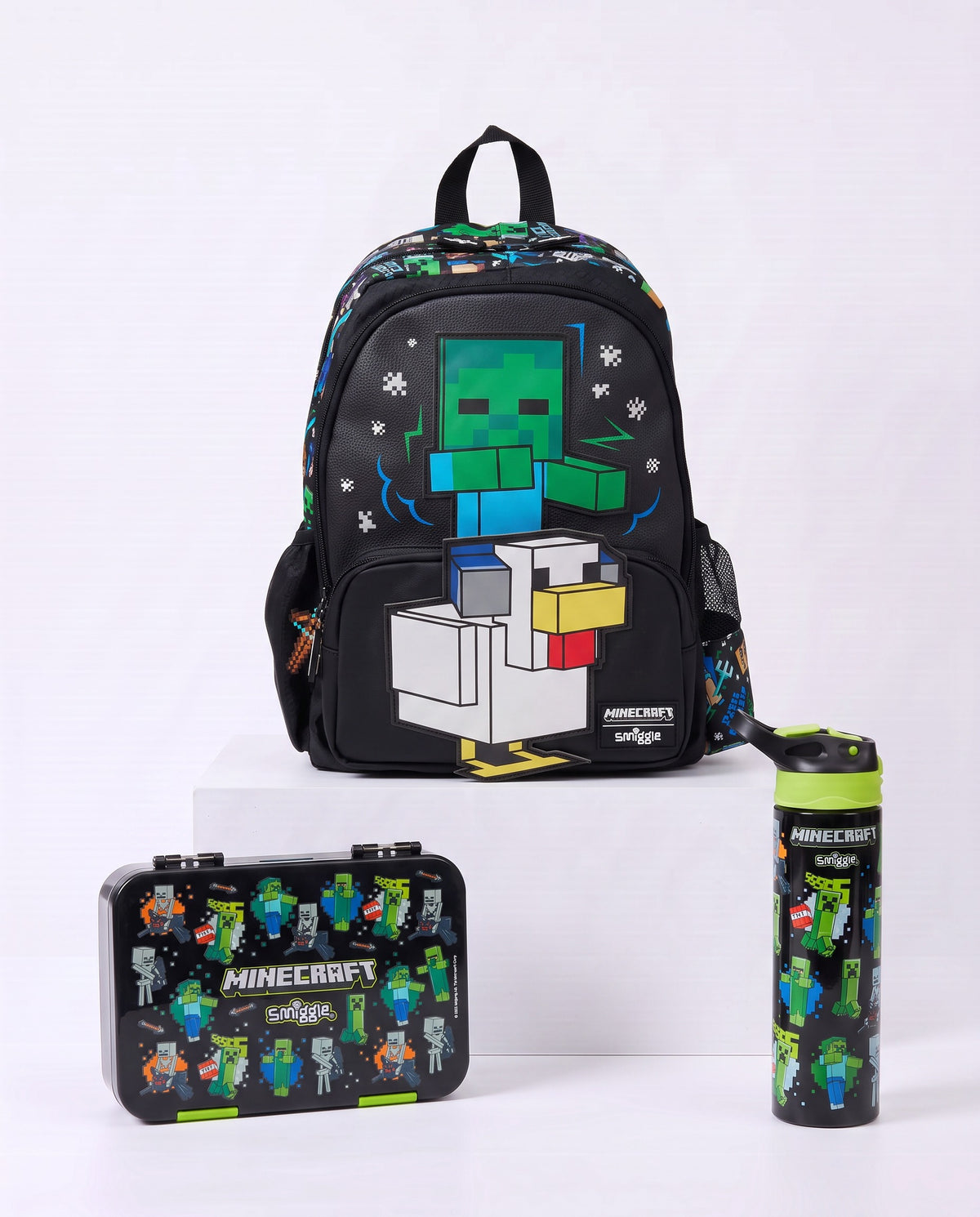 Smiggle Minecraft kg2 kg3 set 3pcs