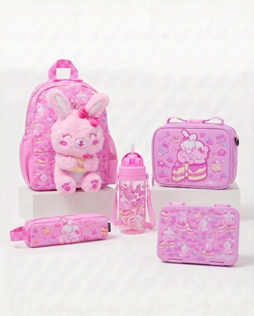 Smiggle rabbit Bunny teeny tiny 5pcs set kg1 kg2