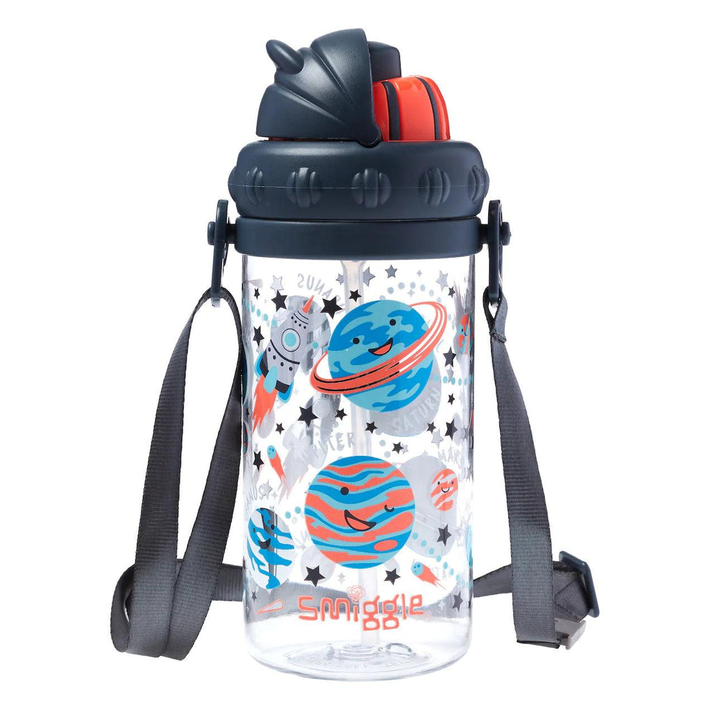 Smiggle space bpa free drink bottle 430ml