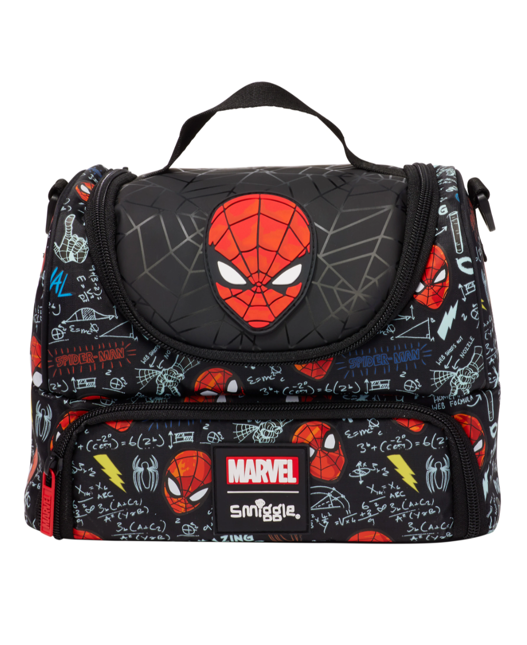 Spiderman lunch bag with strap