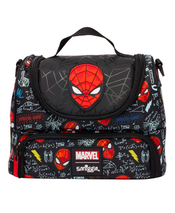Spiderman lunch bag with strap