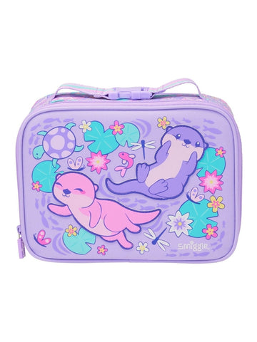 Smiggle Purple Out & About Teeny Tiny Square Lunchbox
